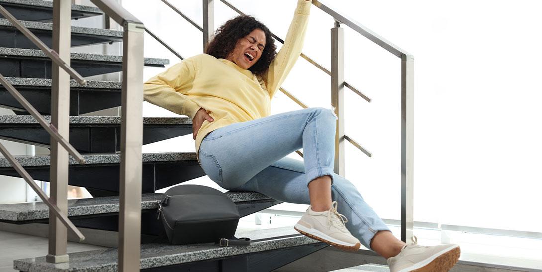 Slip and Fall Accidents on stairs